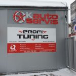 Stena z dibondov Dibondové tabule Profi Tuning