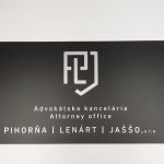 Firemná tabuľa Advokátska kancelária