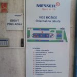 Dibondové tabule Orientačná tabuľa pre firmu Messer