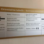 Tabuľa z eloxovaného hliníka a vyrezávaných fólií Orientačná tabuľa pre ŠVK