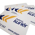 Magnetka na auto Poštový kuriér Magnetická fólia s logom firmy