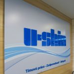 Tabuľa U-SHIN s 3D nápisom Tabuľa U-SHIN s 3D nápisom