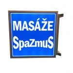 Svetelný box Masáže
