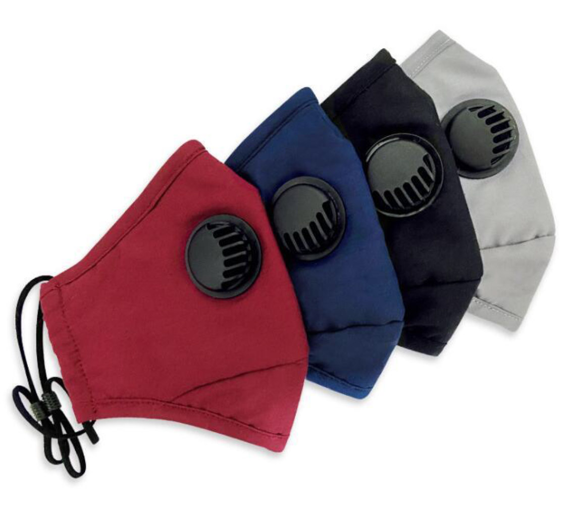 Rúška s ochranným filtrom a ventilom Rúška s ochranným filtrom a ventilom