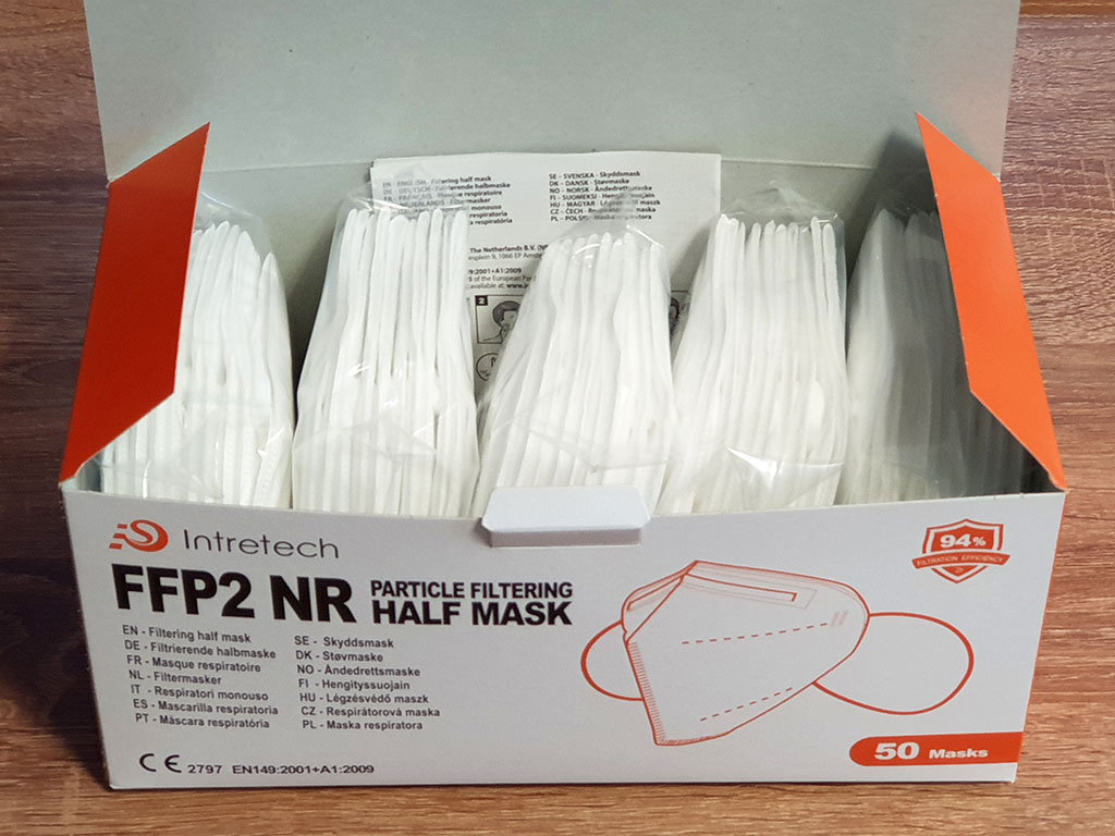 Respirátory FFP2 balenie 50 k Respirátory FFP2 balenie 50 k