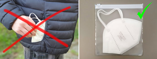 Púzdro na respirátory a rúška Púzdro na respirátory a rúška