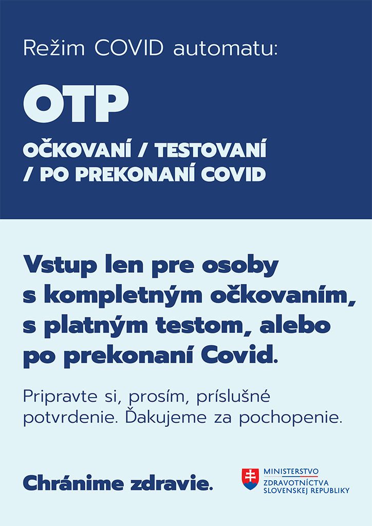 Označenie REŽIMU pre vstup do prevádzky