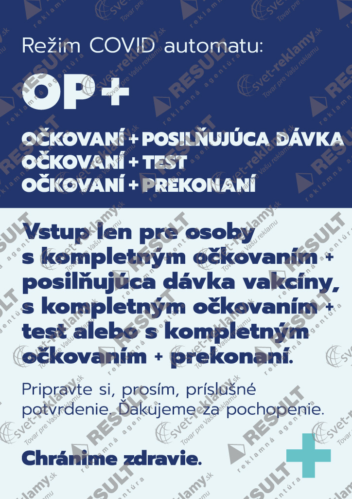 Označenie prevádzky pre Režim OP+ Označenie prevádzky pre Režim OP+