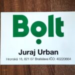 Magnetická nálepka BOLT biela