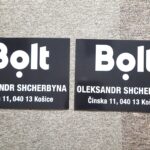 Magnetická nálepka BOLT čierna