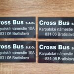 Magnetické nálepky CROSS BUS Magnetické nálepky CROSS BUS